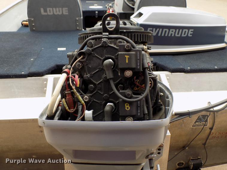 image for item DD3480 Lowe 160V boat and trailer