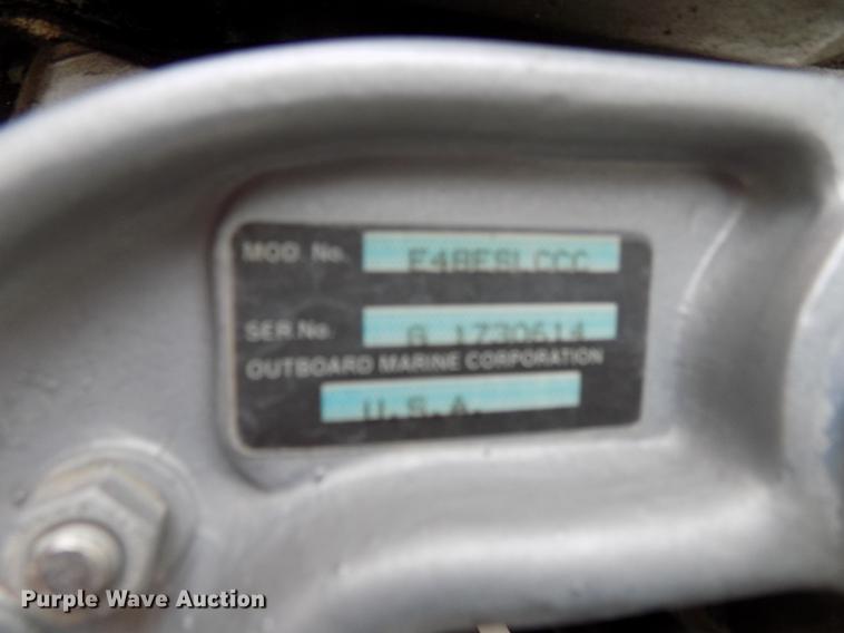 image for item DD3480 Lowe 160V boat and trailer