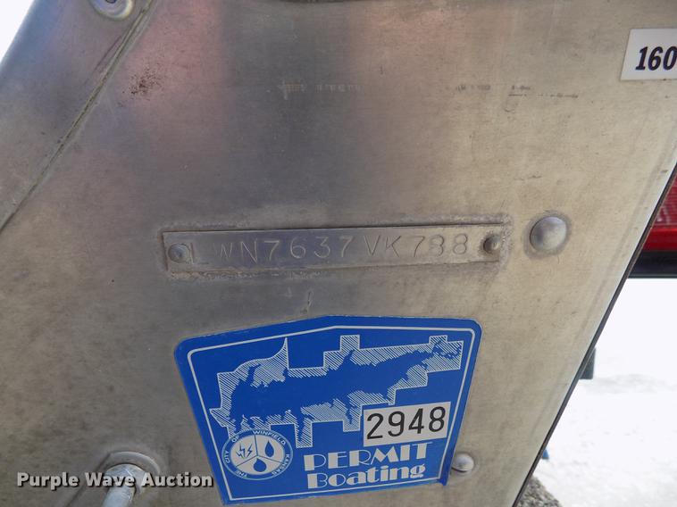 image for item DD3480 Lowe 160V boat and trailer