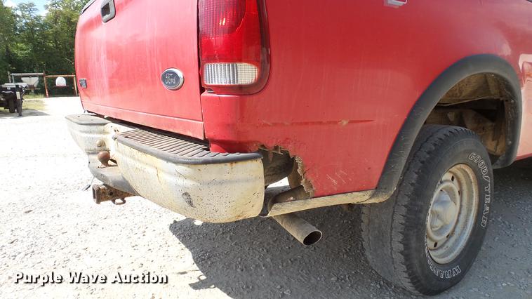 image for item DD7412 2000 Ford F150 flatbed pickup truck