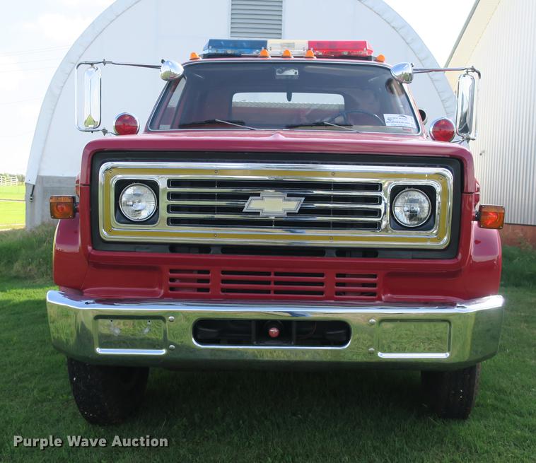 image for item DE3832 1977 Chevrolet C60 fire truck