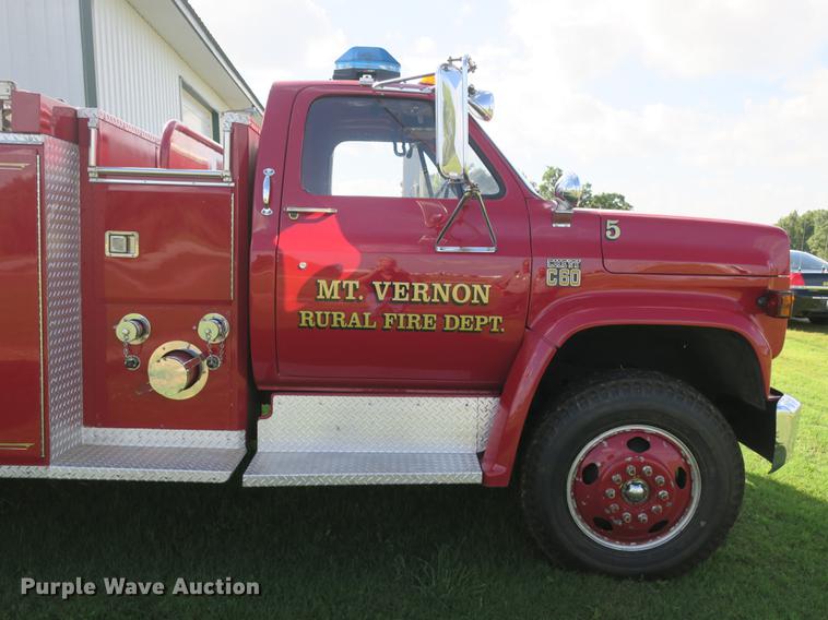 image for item DE3832 1977 Chevrolet C60 fire truck