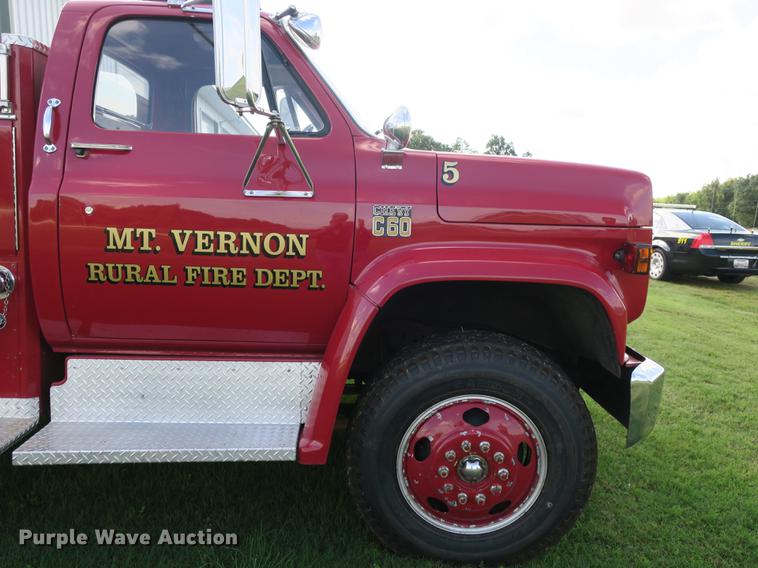 image for item DE3832 1977 Chevrolet C60 fire truck