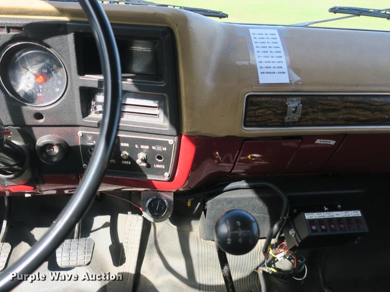 image for item DE3832 1977 Chevrolet C60 fire truck