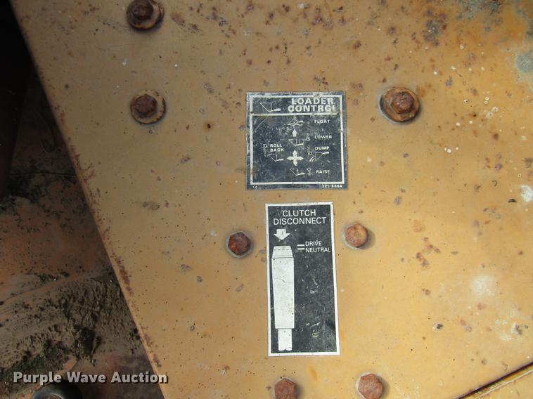 image for item DE5861 1987 Case 480E backhoe