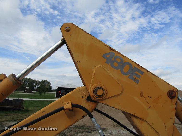 image for item DE5861 1987 Case 480E backhoe