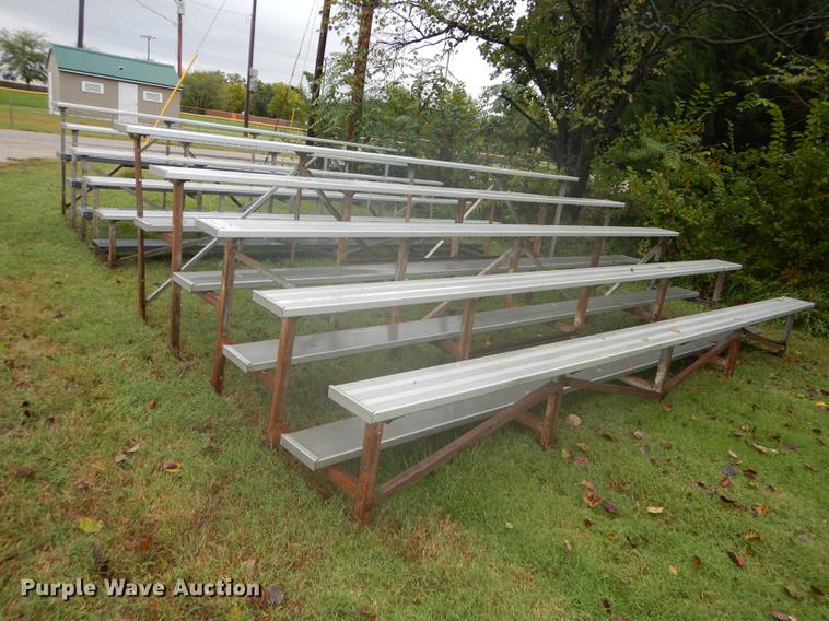 image for item DF1876 (2) aluminum bleachers sets