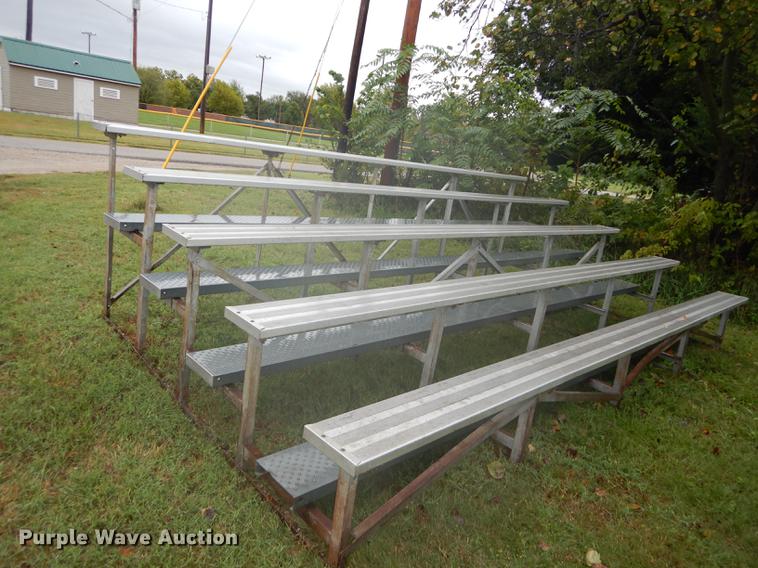 image for item DF1876 (2) aluminum bleachers sets