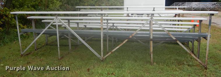 image for item DF1876 (2) aluminum bleachers sets