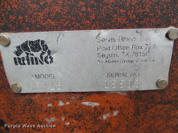 image for item DF2797 2000 Rhino FM15 batwing rotary mower