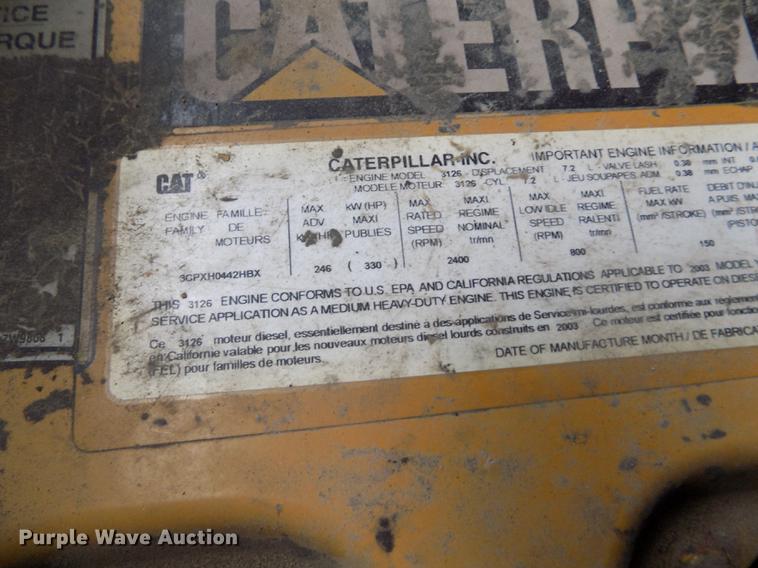 image for item DY9036 2004 Sterling L-Line refuse truck