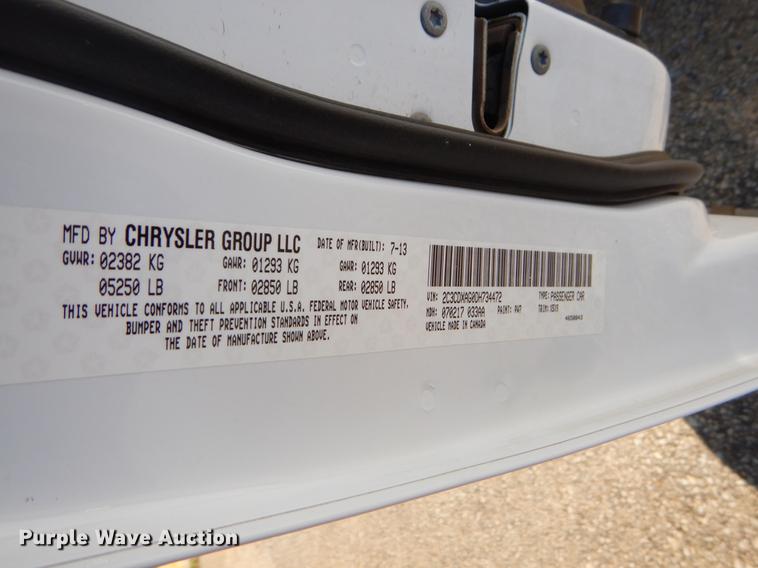 image for item EO9615 2013 Dodge Charger Police