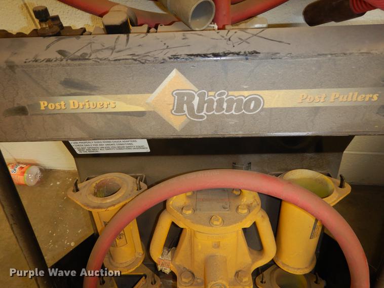 Rhino post driver/puller in Overland Park, KS Item FC9457 sold