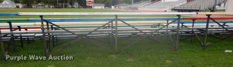 image for item FC9469 (4) steel bleachers