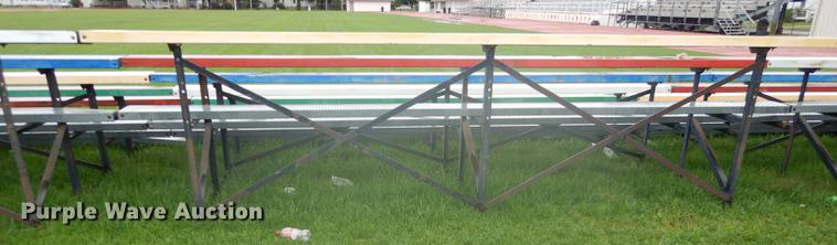 image for item FC9469 (4) steel bleachers