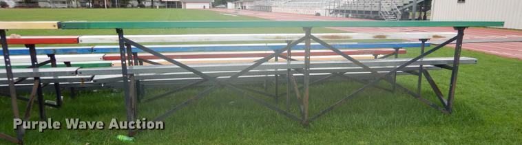 image for item FC9469 (4) steel bleachers