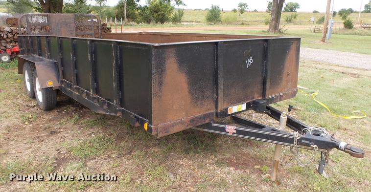 image for item AM9095 2014 PJ utility trailer