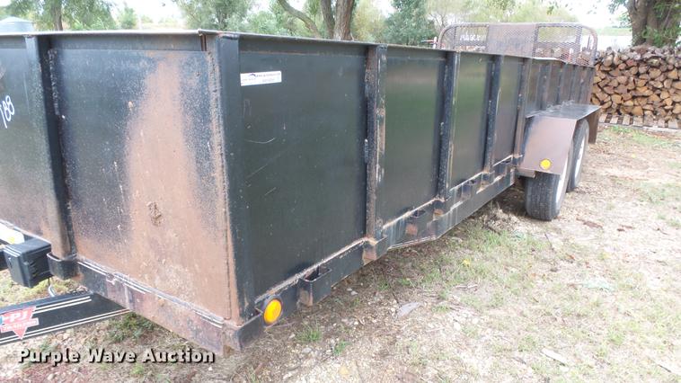 image for item AM9095 2014 PJ utility trailer