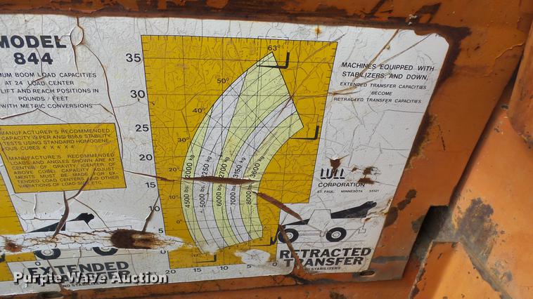 image for item AM9108 Lull 844 telehandler