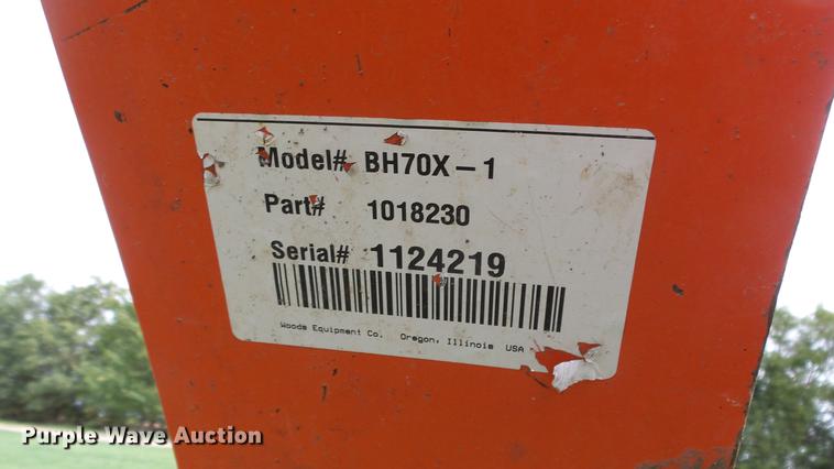 image for item AM9129 Woods BH70X-1 backhoe attachment