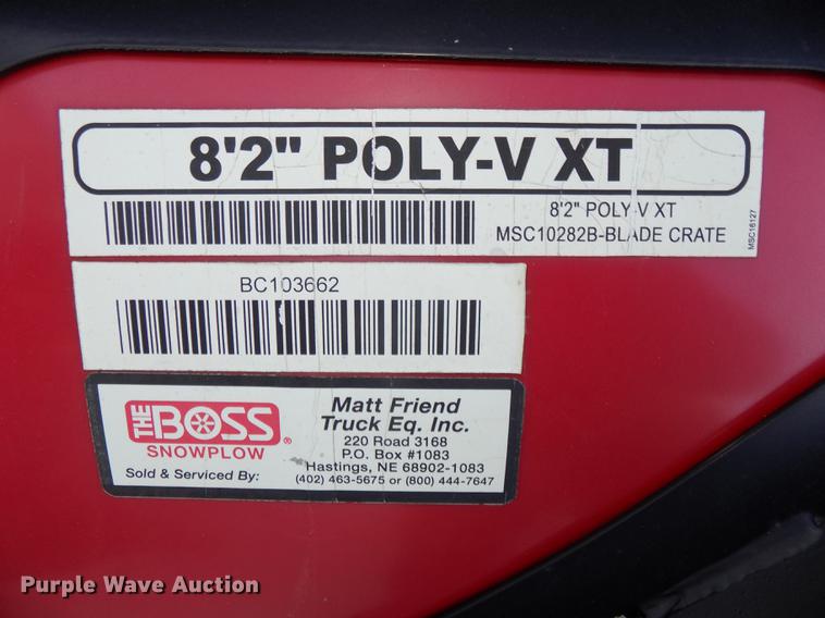 image for item DB8533 Boss Poly VXT snow plow