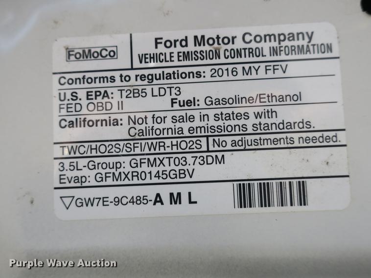 image for item DB8974 2016 Ford Explorer XLT SUV