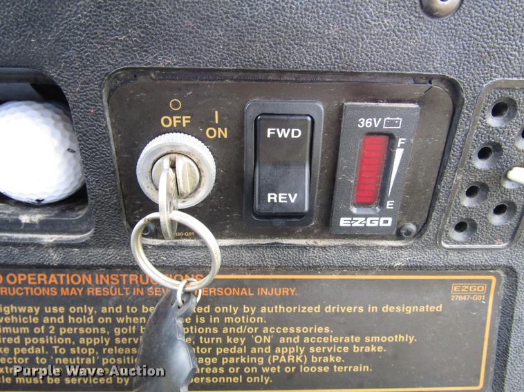 image for item DD3695 2001 EZ GO TXT golf cart