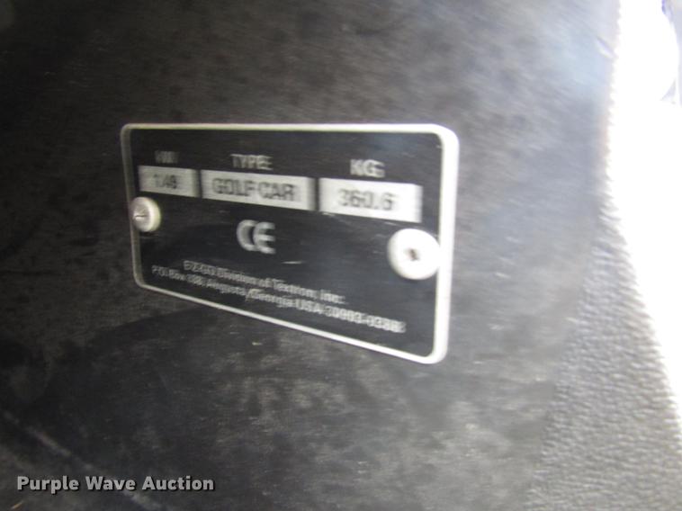 image for item DD3695 2001 EZ GO TXT golf cart