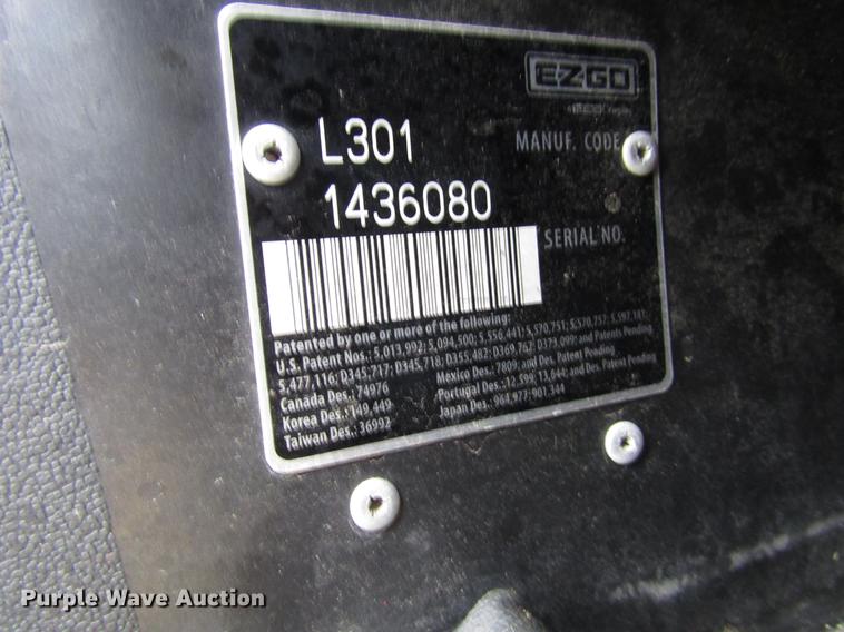 image for item DD3695 2001 EZ GO TXT golf cart