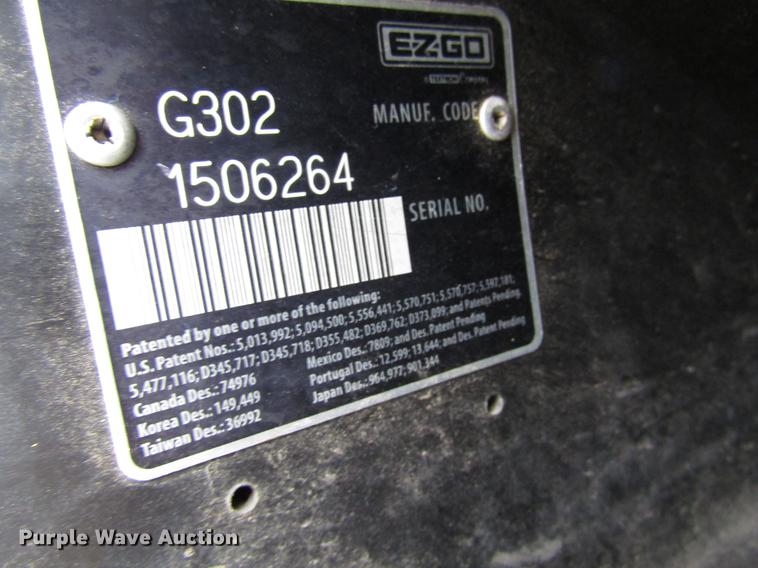 image for item DD3696 2002 EZ GO TXT golf cart