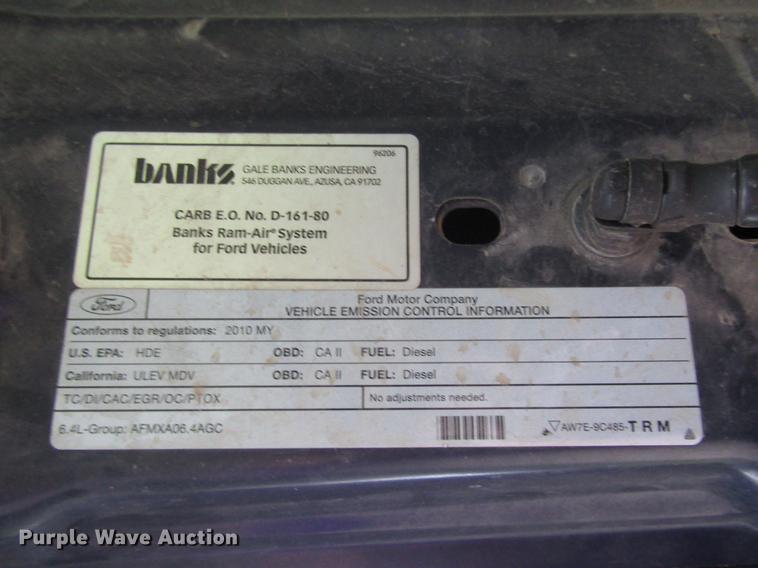 image for item DD3699 2010 Ford F250 Super Duty Crew Cab pickup truck