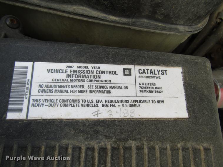 image for item DD4344 2007 Chevrolet Silverado 2500HD Crew Cab pickup truck