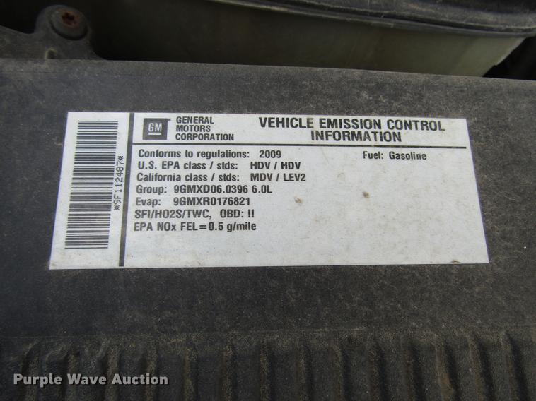 image for item DD4345 2009 Chevrolet Silverado 2500HD Crew Cab pickup truck