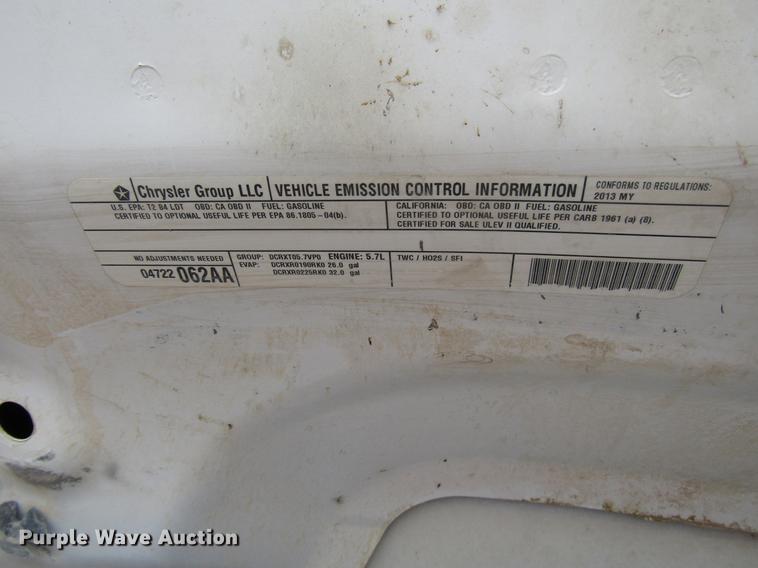 image for item DD4394 2013 Dodge Ram 1500 Quad Cab pickup truck