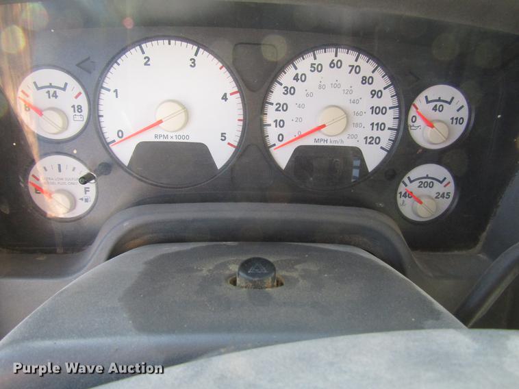 image for item DD4397 2008 Dodge Ram 4500 Quad Cab flatbed truck