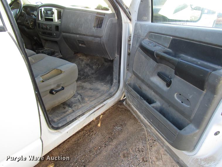 image for item DD4397 2008 Dodge Ram 4500 Quad Cab flatbed truck