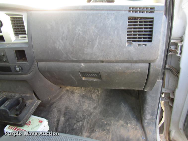 image for item DD4397 2008 Dodge Ram 4500 Quad Cab flatbed truck