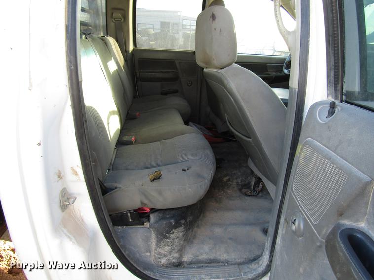 image for item DD4397 2008 Dodge Ram 4500 Quad Cab flatbed truck