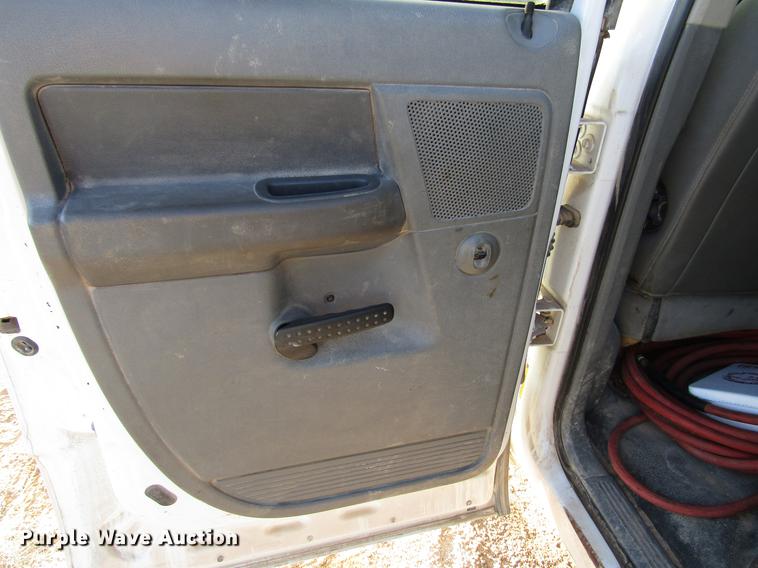 image for item DD4397 2008 Dodge Ram 4500 Quad Cab flatbed truck