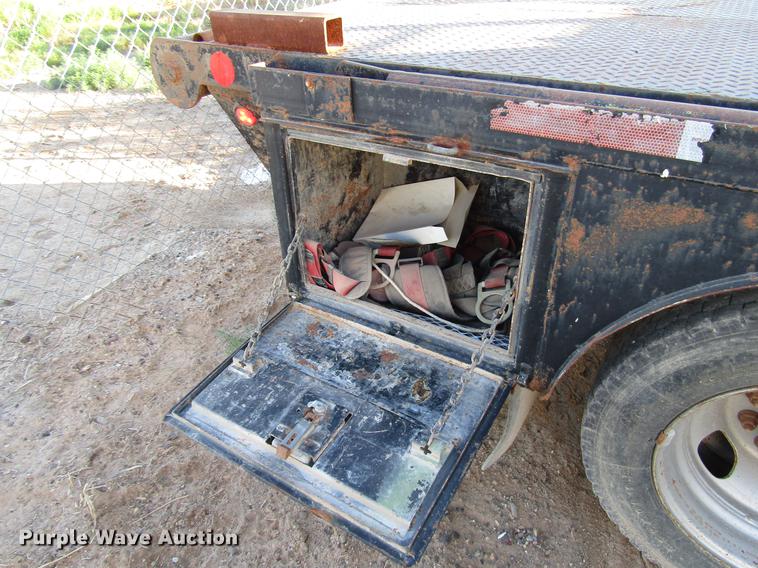 image for item DD4397 2008 Dodge Ram 4500 Quad Cab flatbed truck