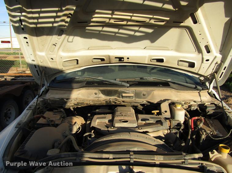 image for item DD4397 2008 Dodge Ram 4500 Quad Cab flatbed truck