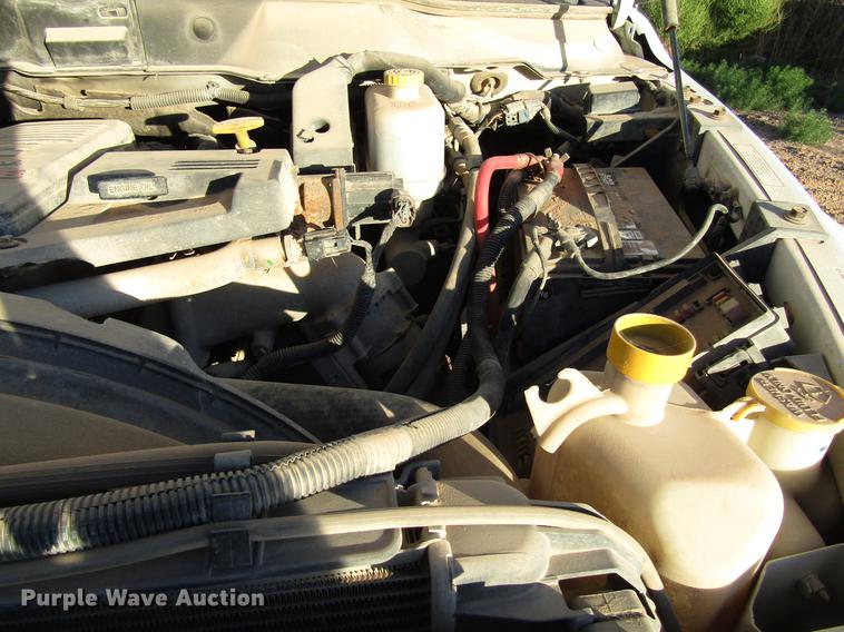 image for item DD4397 2008 Dodge Ram 4500 Quad Cab flatbed truck