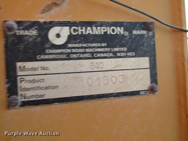 image for item DD4400 Champion 840 single drum roller