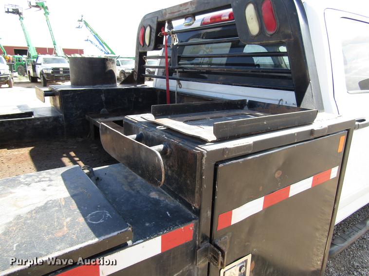 image for item DD4406 2012 Dodge Ram 5500 Crew Cab flatbed truck