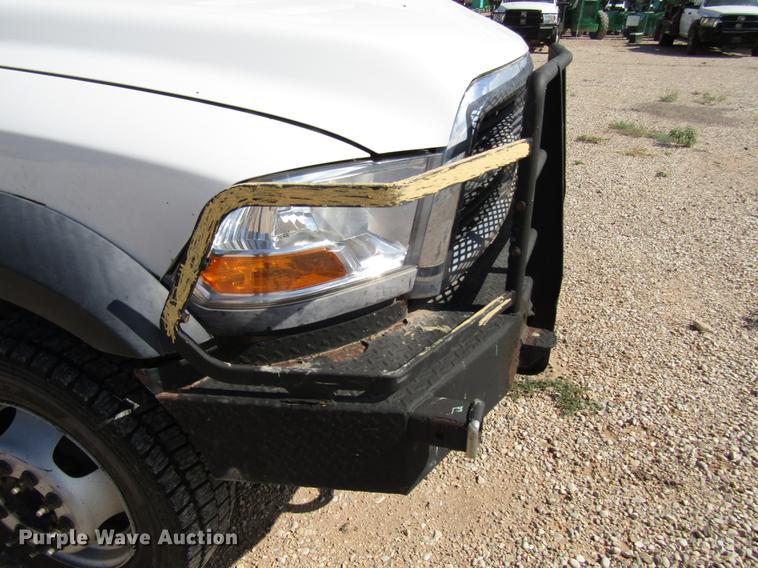 image for item DD4406 2012 Dodge Ram 5500 Crew Cab flatbed truck