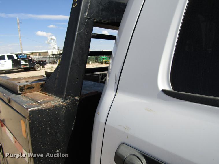 image for item DD4406 2012 Dodge Ram 5500 Crew Cab flatbed truck