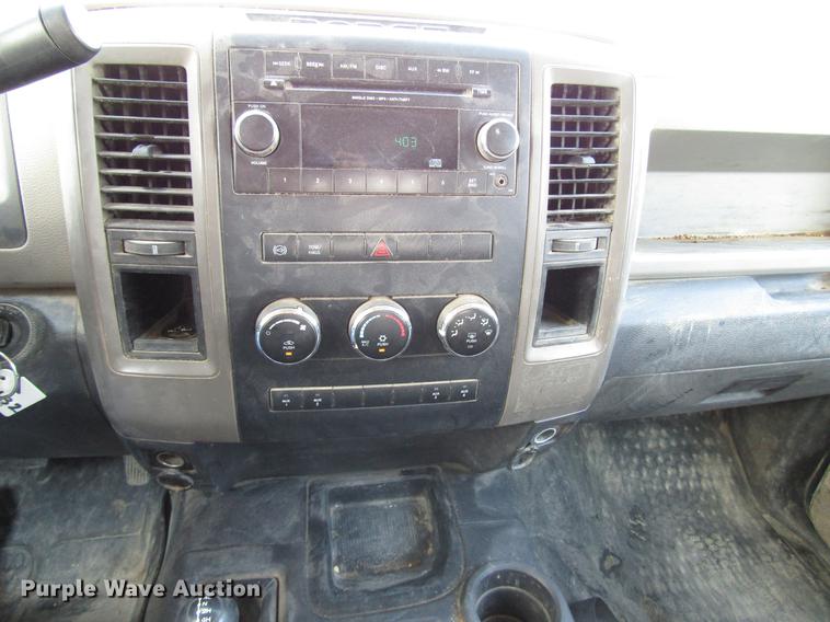 image for item DD4407 2012 Dodge Ram 5500 Crew Cab flatbed truck