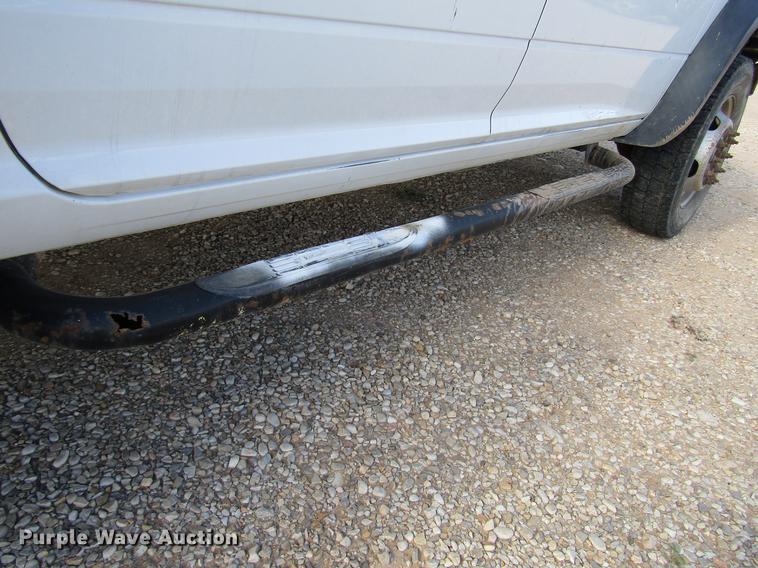 image for item DD4407 2012 Dodge Ram 5500 Crew Cab flatbed truck