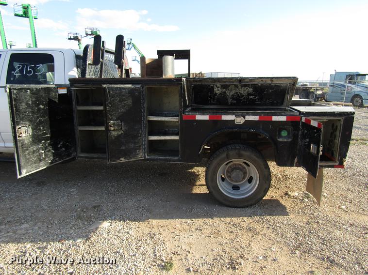 image for item DD4410 2014 Dodge Ram 5500 Crew Cab flatbed truck