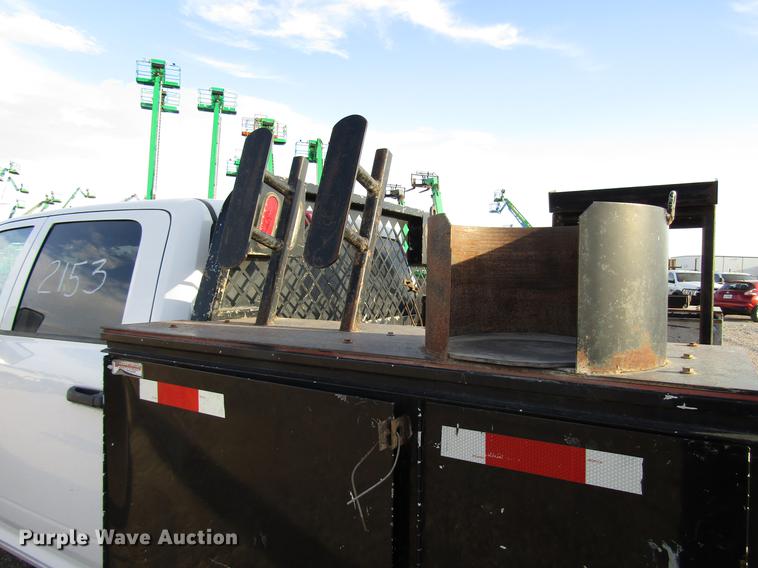 image for item DD4410 2014 Dodge Ram 5500 Crew Cab flatbed truck